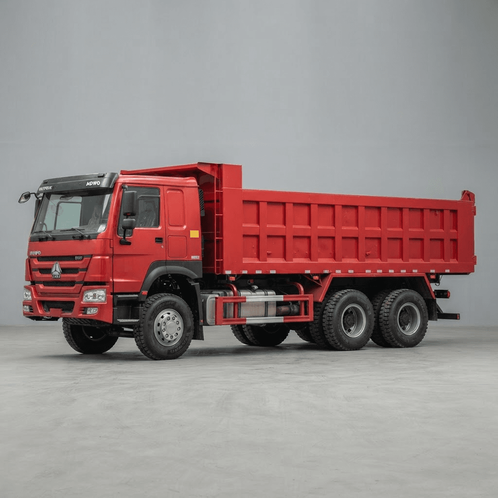 Xe ben HOWO 3 chân 13 tấn – Động cơ WD615 336HP