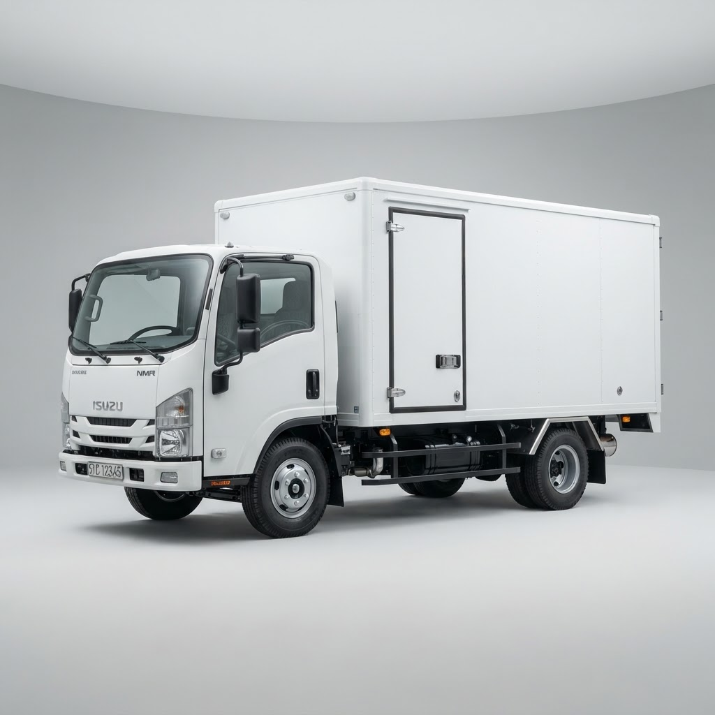 Xe tải Isuzu 1.9 tấn thùng kín đời 2023 tại Quảng Ngãi